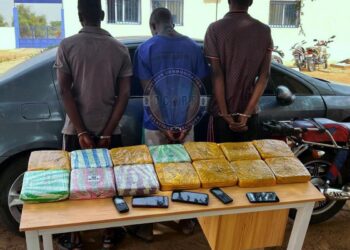 Contrôle à 5h du matin à Aéré Lao : La Gendarmerie intercepte 3 trafiquants avec 14 kg de drogue