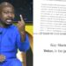 Découvrez le document de 4 pages envoyé par Guy Marius Sagna à la gendarmerie !
