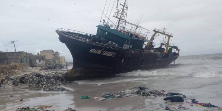Intempéries à Dakar : sept bateaux déroutés s&rsquo;échouent à Hann et Bel-Air